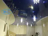 Таван Звездно небе  във фитнес Пловдив - син гланц с Кристали.