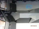 Опънати тавани в Стара Загора - черен гланц и бял светещ гланц в хол.